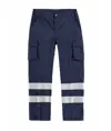 Pantalone da lavoro multitasche bande rifrangenti Workteam
