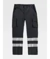 PANTALONE DA LAVORO MULTITASCHE BANDE RIFRANGENTI Workteam