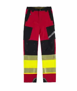 Pantalone da lavoro multitasche bande rifrangenti Workteam