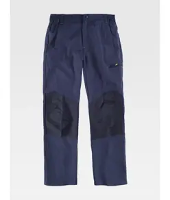 Pantalone da lavoro multitasche con rinforzi alle ginocchia in viscosa Workteam