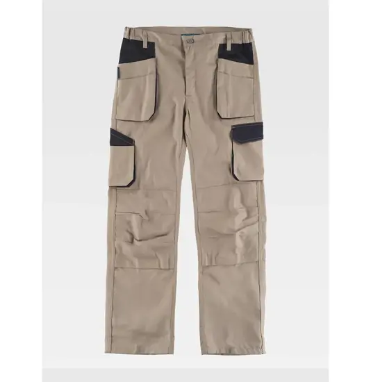 Pantalone da lavoro multitasche elasticizzato protezione alle ginocchia Workteam
