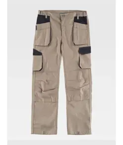 Pantalone da lavoro multitasche elasticizzato protezione alle ginocchia Workteam