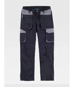 Pantalone da lavoro multitasche elasticizzato protezione alle ginocchia Workteam