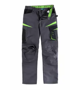 Pantalone da lavoro multitasche protezione alle ginocchia tessuto canvas Workteam