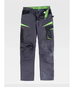 Pantalone da lavoro multitasche protezione alle ginocchia tessuto canvas Workteam