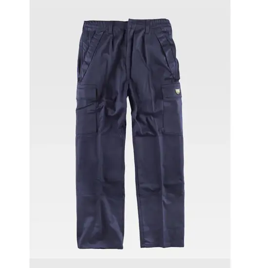Pantalone da lavoro multitasche tessuto ignifugo saldatira Workteam