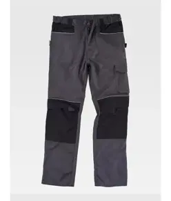 Pantalone da lavoro triple cuciture protezione alle ginocchia rinforzi nei glutei Workteam