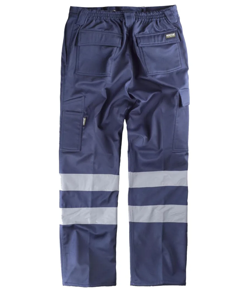 Pantalone da lavoro Workteam, interno in pile - multitasche