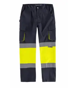 Pantalone elasticizzato alta visibilita classe 1 Workteam