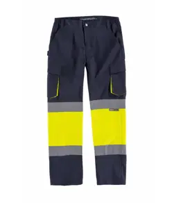 Pantalone elasticizzato alta visibilita classe 1 Workteam