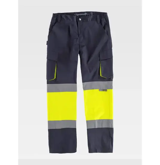 Pantalone elasticizzato alta visibilita classe 1 Workteam