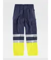 Pantalone multitasche alta visibilita e bande rifrangenti Workteam