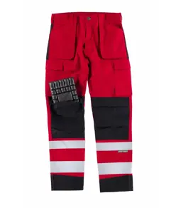 Pantalone multitasche bande rifrangenti Workteam