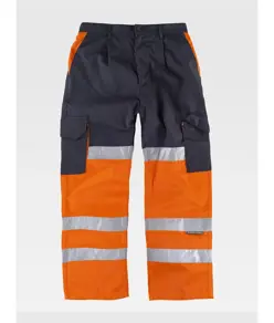 Pantalone rinforzi nei glutei alta visibilita classe 1 Workteam