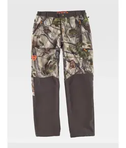 Pantalone softshell camouflage - caccia Workteam
