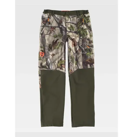Pantalone softshell camouflage - caccia Workteam