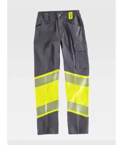 Pantalone tessuto elasticizzato alta visibilita classe 1 Workteam