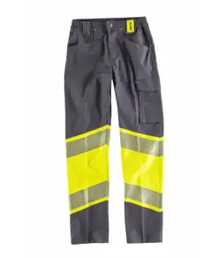 Pantalone tessuto elasticizzato alta visibilita classe 1 Workteam