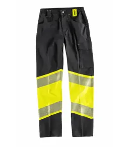 Pantalone tessuto elasticizzato alta visibilita classe 1 Workteam