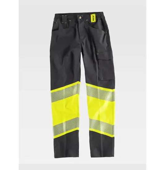 Pantalone tessuto elasticizzato alta visibilita classe 1 Workteam
