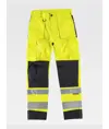 Pantalone triple cuciture protezione alle ginocchia alta visibilita classe 1 Workteam