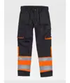 Pantalone triple cuciture protezione alle ginocchia alta visibilita classe 1 Workteam