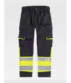 Pantalone triple cuciture protezione alle ginocchia alta visibilita classe 1 Workteam