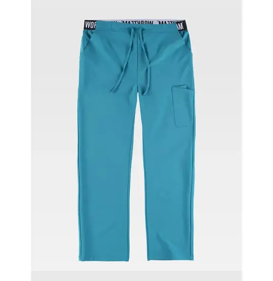 Pantalone unisex tessuto elastico Workteam