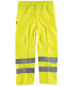 Pantaloni alta visibilità con bande rifrangenti Workteam