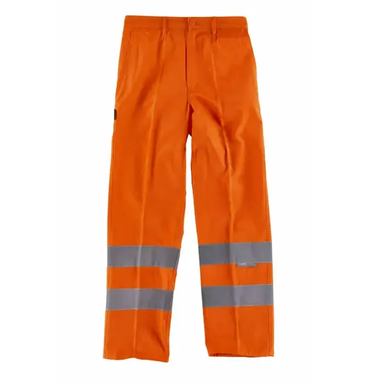 Pantaloni alta visibilità con bande rifrangenti Workteam