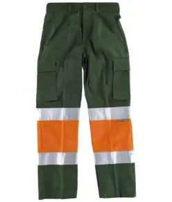 Pantaloni con bande rifrangenti alta visibilità Workteam