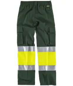 Pantaloni con bande rifrangenti alta visibilità Workteam
