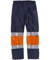 Pantaloni con bande rifrangenti alta visibilità Workteam