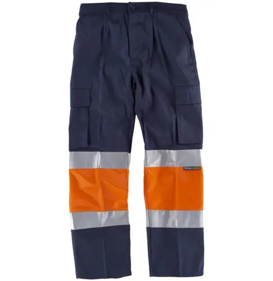Pantaloni con bande rifrangenti alta visibilità Workteam