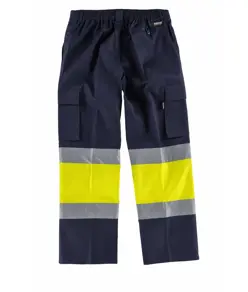 Pantaloni con bande rifrangenti alta visibilità Workteam