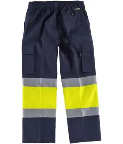 Pantaloni con bande rifrangenti alta visibilità Workteam
