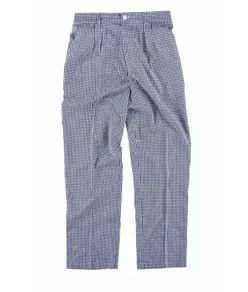 Pantaloni con quadretti Workteam