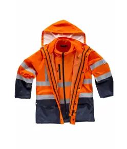 Parka 4 in 1 alta visibilita classe 2 Workteam