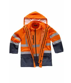 Parka 4 in 1 alta visibilita classe 2 Workteam