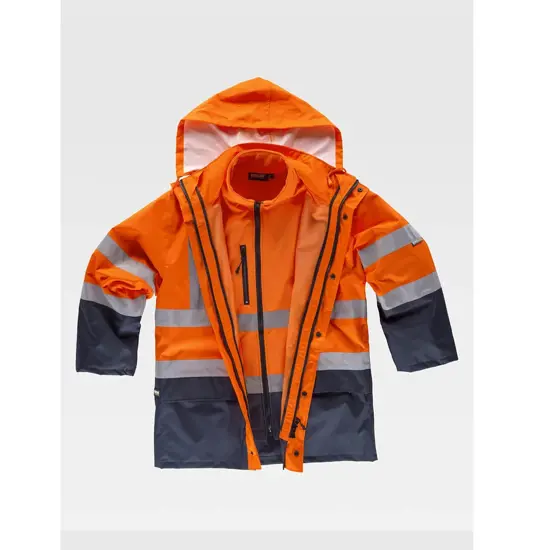 Parka 4 in 1 alta visibilita classe 2 Workteam