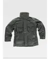 Parka con cappuccio imbottitura in pile staccabile Workteam