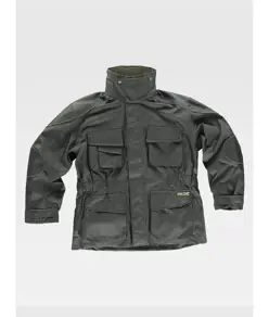 Parka con cappuccio imbottitura in pile staccabile Workteam