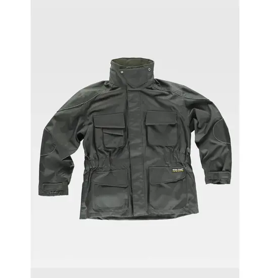 Parka con cappuccio imbottitura in pile staccabile Workteam