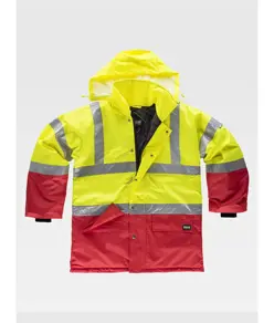 Parka imbottito alta visibilita classe 2 Workteam