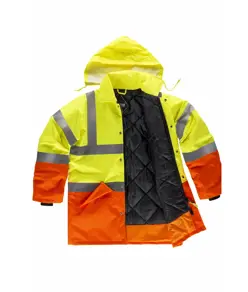 Parka imbottito alta visibilita classe 3 Workteam
