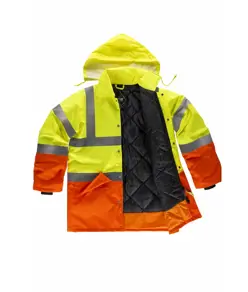 Parka imbottito alta visibilita classe 3 Workteam