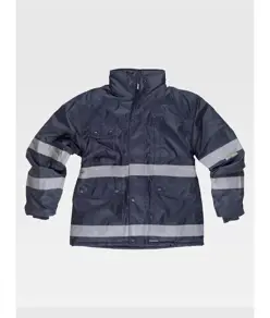 Parka imbottito bande rifrangenti tessuto oxford Workteam