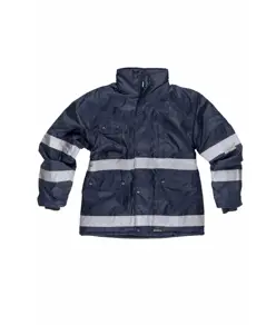 Parka imbottito bande rifrangenti tessuto oxford Workteam