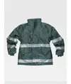 Parka imbottito bande rifrangenti tessuto oxford Workteam