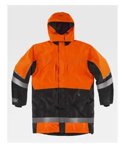 Parka imbottito c/bande Workteam